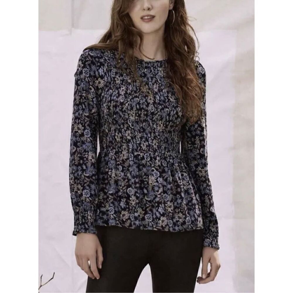 NEW Matilda Jane Good Hart Asherton Floral Smocked Top Sz Small Cottagecore